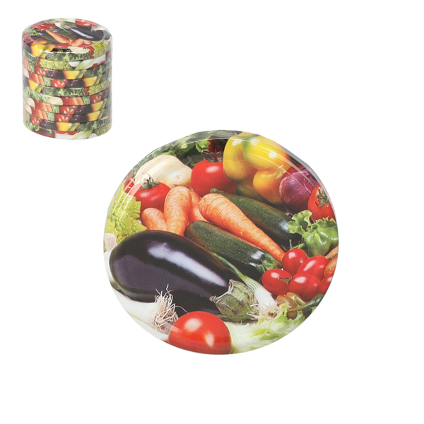 SET OF 10 LIDS DIA 82 VEGETABLES