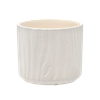 CERAMIC COVER FOR A POT 11,5 x 11,5 x 10 CM WHITE MATTE