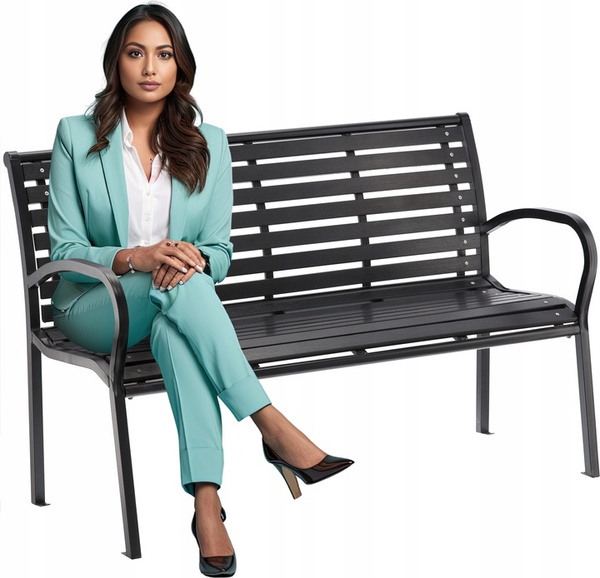 ZÁHRADNÁ LAVICA 125 x 60 x 80 TMAVÁ *5842