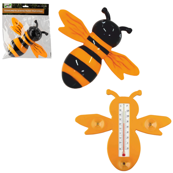 OUTDOOR THERMOMETER BEE 23 x 19,5 CM