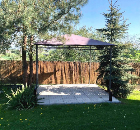 GARDEN PAVILION GREY 3 X 3M 3 X 3 X H2.55M