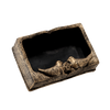 BOOK CEMENT POT - GOLD 24 X 16 X 8,5 CM