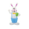 INFLATABLE BUNNY WITH EASTER EGG 180 CM LED