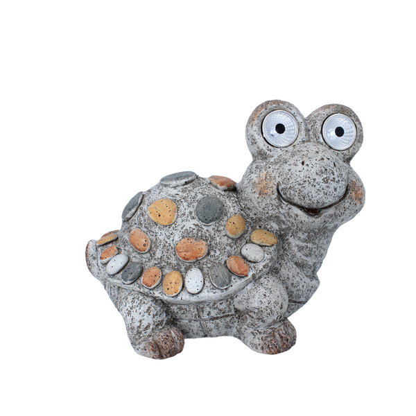 ZÁHRADNÁ FIGÚRKA - ŽELVA S SVETIEŤÚCIMI OČAMI 27 x 19 x 22,5 CM LED *7898