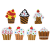 DECORAȚIUNE DE CRĂCIUN CULOARE PANDANTIV pachet= 12 buc*3782