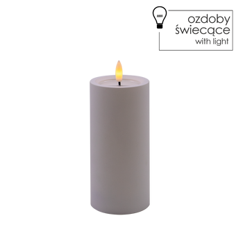 CANDLE LED ALB 7 X 15 CM *9421