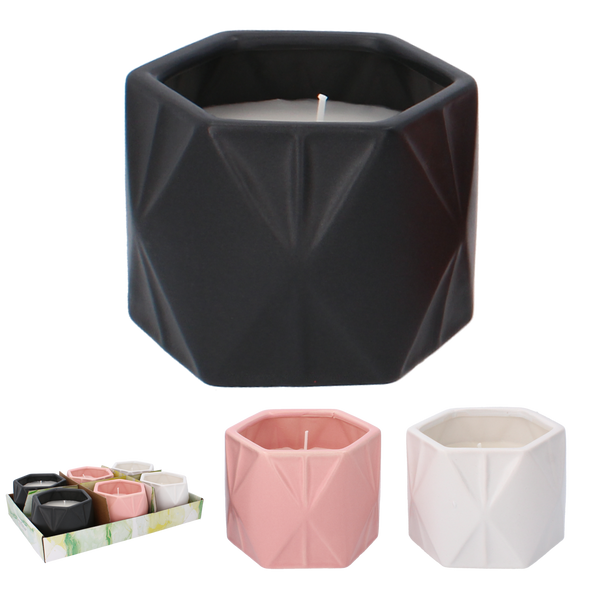 Sprețină decorativă citronella "LOKSA" 11,5 X 9 CM MIX CULOARE disp=6buc *7393