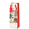CHRISTMAS GIFT WINE BAG PINK 36 x 12 x 10 CM