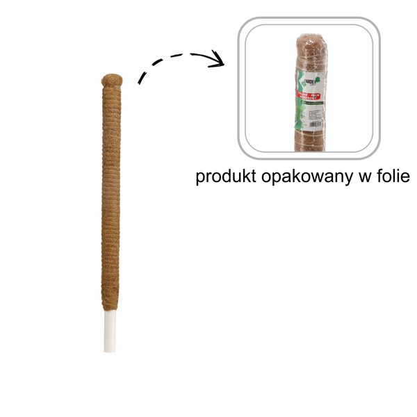 TYČ / KOKOSOVÝ SLUŽEBNÍK 150 CM x 40 MM x 25 MM *1800