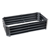 GRZĄDKA WARZYWNO-KWIATOWA 120 X 60 X 30 CM PROSTOKĄTNA ANTRACYT