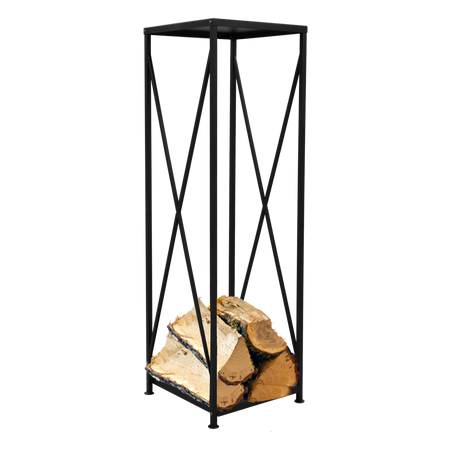 LOG HOLDER BLACK L13,5"