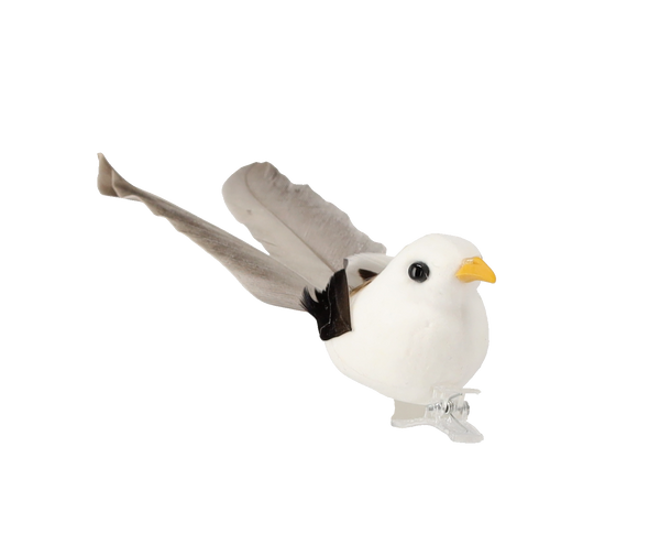 SADA 2 VTÁČIKOV NA KLIPSE 6,5 x 11 x 4,5 CM MIX 4 FARBY *7800