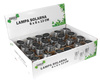 SOLAR LAMP BULB 6 x 6 x 13 CM disp.24pcs
