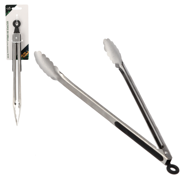 Clește de grătar din oțel inoxidabil 34 cm, pachet=12buc *0704