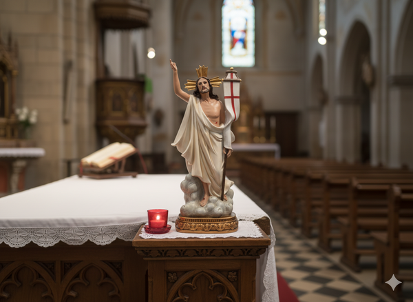 FIGURA JEŽÍŠE VZKŘÍŠENÉHO 30,5 CM *6124