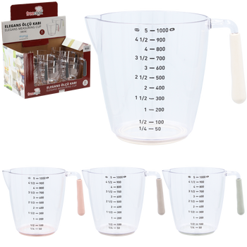 DZBANEK Z MIARKĄ 1000 ML opak=12szt *4924