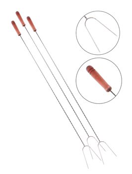 OHYBNÉ VIDLE 130/120CM *9533*