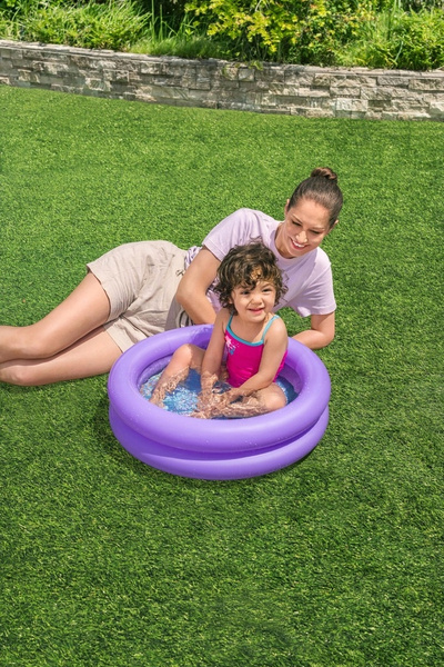 Bestway® 24" x H6"/61cm x H15cm Round 2-Ring Kiddie Pool