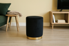 ROUND POUF 28 X 42 CM BLACK