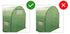 Garden Poly Tunnel 5-Segment Green 8 x 3 x 2 M