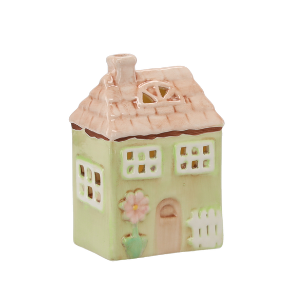 ZAHRADNÍ FIGURKA - DOMEK 7,5 x 6 x 12 cm LED balení=8ks *8654