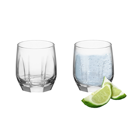 6 WATER GLASSES SET 215 ML