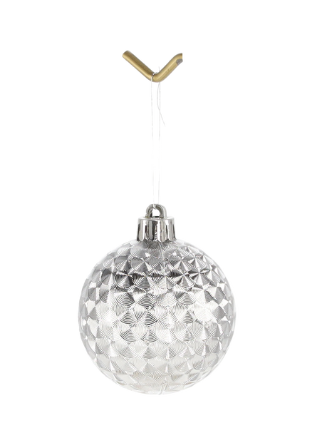 SET OF 24 BAUBLES 6 CM RED/GOLD/SILVER