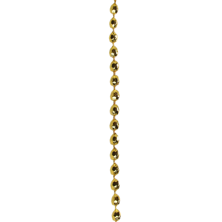GARLAND 2.7 M BEADS 5 MM RED/GOLD/SILVER