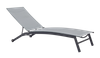 LEŻAK OGRODOWY 195x63x90cm SZARY *0860
