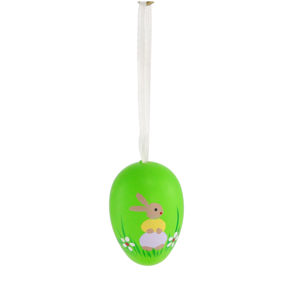 SET OF 6 EASTER EGGS WITH A PENDANT ASSORTED 3 DESIGNS