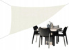 BEIGE TRIANGULAR SUNSHADE SAIL 3 X 3 X 3M