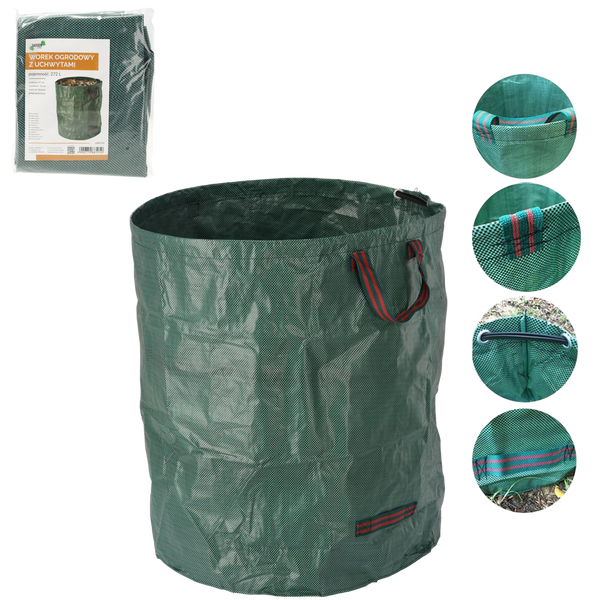 GARDEN BAG 272 L WITH HANDLES