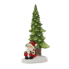 FIGURKA BOHOSLUŽEBNÁ – MIKULÁŠ S LED VIANOČNÝM STROMČEKOM 19,5 x 20,5 x 43 CM balenie=1 ks *5159