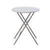 ROUND TABLE BISTRO SET - TAUPE