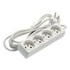 EXTENSION CORD POWER STRIP 4 SOCKETS 3M WHITE
