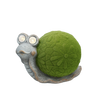 GARDEN FIGURINE – SNAIL WITH GLOWING EYES 32 X 22 X 22 CM LED