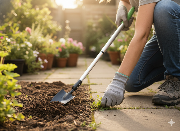 ŁOPATKA OGRODOWA Z TRZONKIEM TELESKOPOWYM 71-106 CM