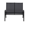 SET DE MOBILIER PENTRU GRĂDINĂ CU MASĂ - NEGRU*6397