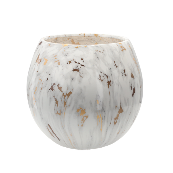 PANTOF NA GHIVECHE FIBRĂ DE STICLĂ 28 x 28 x 27 CM DECORAT *2497