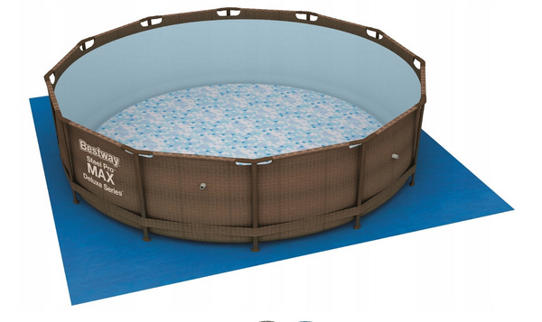 PLANDEKA 2 x 3 M (+/- 5%) 50GSM 3%UV NIEBIESKA *4072