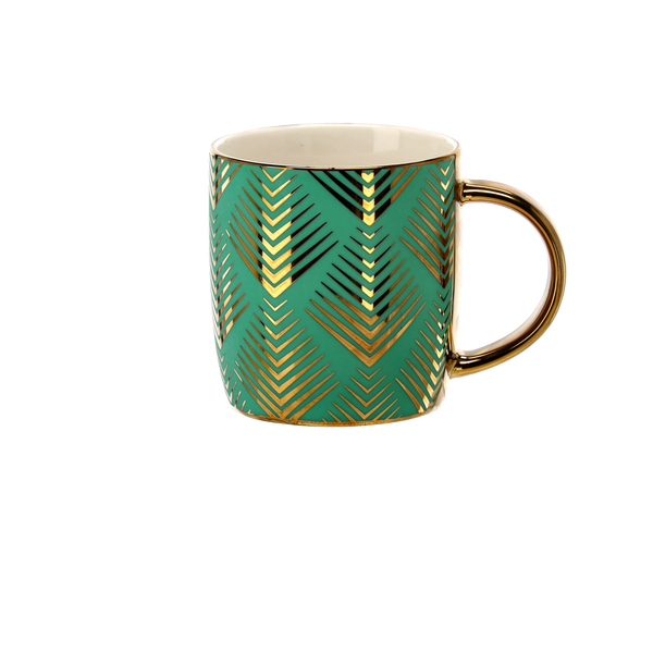 MIXED COLORS PORCELAIN MUG 360ML PACK=12 PCS