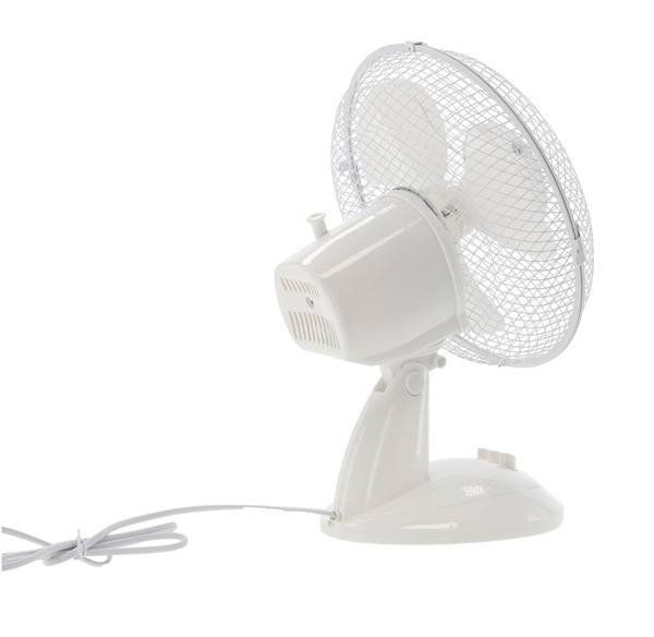 WHITE DESK FAN 25W