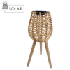 SOLAR LANTERN ON LEGS NATURAL 52 CM LED