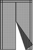 MAGNETICKÁ ZÁVESKA PROTI HMYZU NA DVERÁ 80/90/100 X 210/220 CM BIELA *7747
