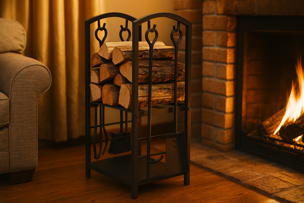 LOG RACK 4PCS TOOLS BLACK L16"