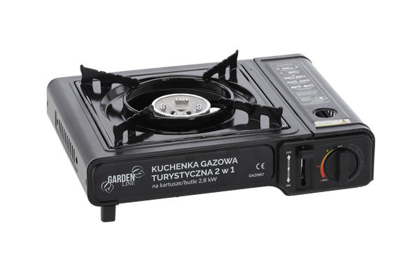 TOURIST GAS COOKER FOR CARTRIDGES 34 X 26 X 9 CM