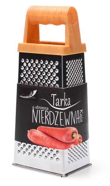 STAINLESS STEEL 4-SIDED GRATER KAJA H: 22 CM PACK=12PCS