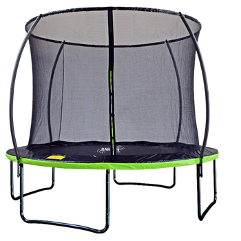 TRAMPOLINA 10FT 312 CM Z DRABINKĄ I SIATKĄ ZABEZPIECZAJĄCĄ