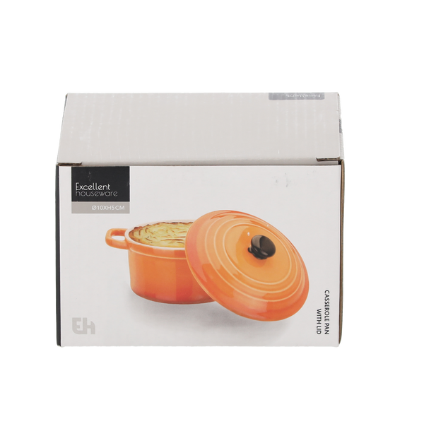 NACZYNIE PORCELANOWE Z POKRYWKĄ 10CM*1076