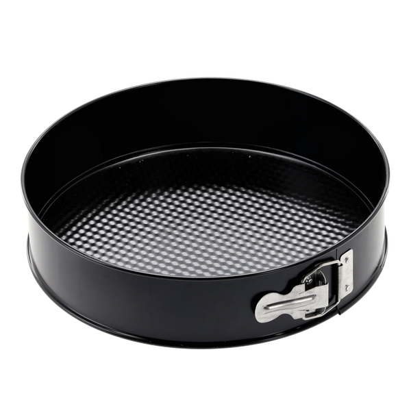 TORTOWNICA FAKTUROWANA FI 27CM Z WARSTWĄ OCHRONNĄ NON-STICK CZARNA *0534